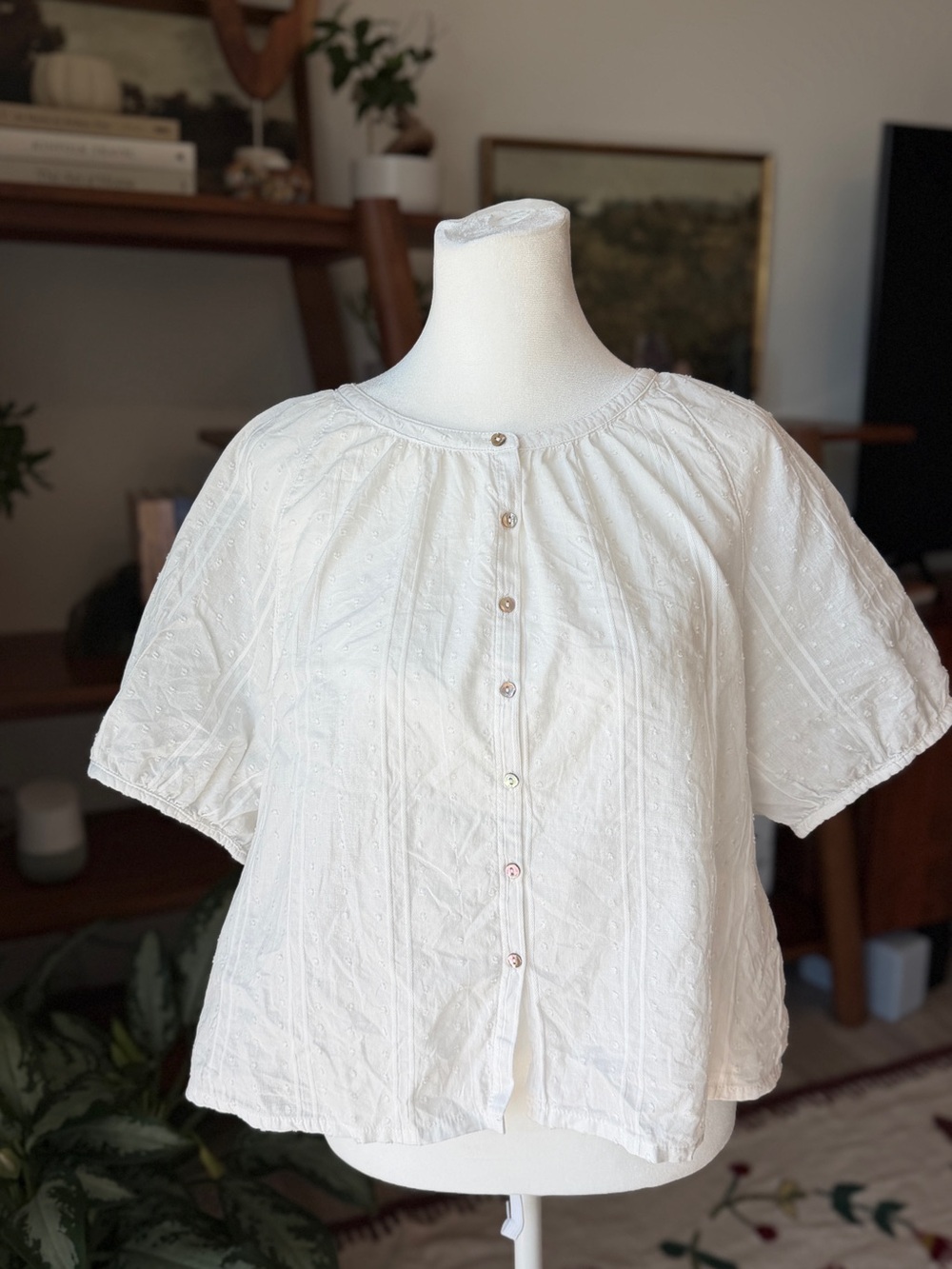 Laura Ashley Flowy Blouse | size S|
